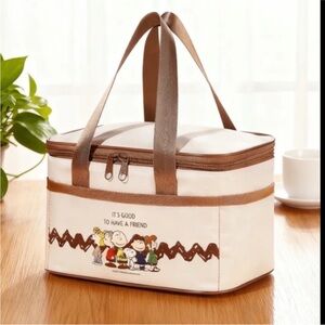 Snoopy Insulated Lunch Tote NEW 🏷️